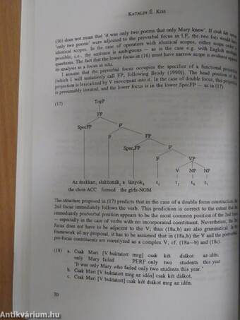 Approaches to Hungarian 5.