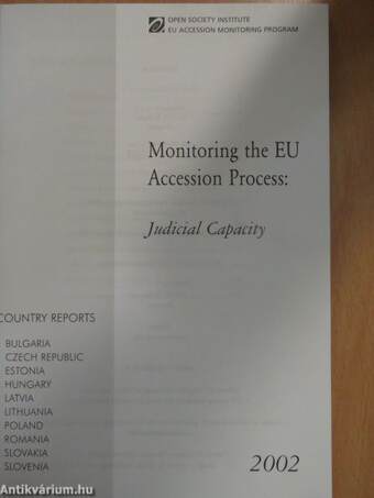 Monitoring the EU Accession Process