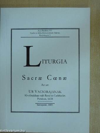 Liturgia Sacrae Caenae