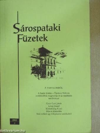 Sárospataki Füzetek 2002/2.