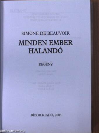 Minden ember halandó