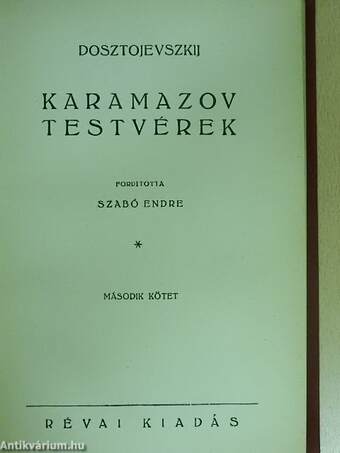 Karamazov testvérek I-VI.