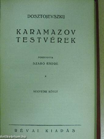 Karamazov testvérek I-VI.