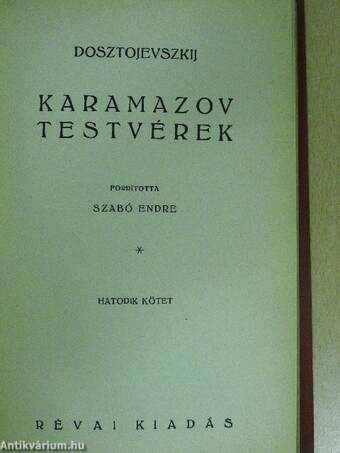 Karamazov testvérek I-VI.