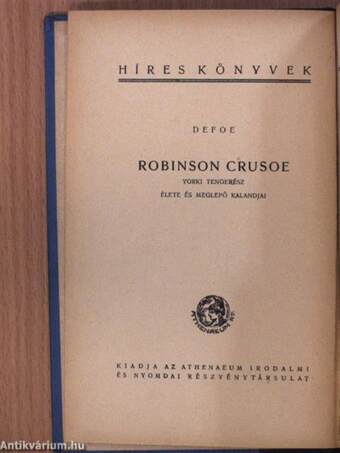 Robinson Crusoe