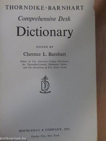 Thorndike-Barnhart Comprehensive Desk Dictionary