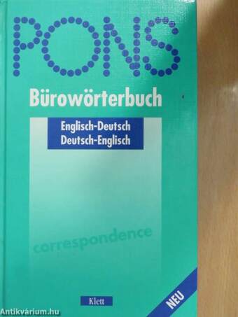 PONS Bürowörterbuch Englisch-Deutsch/Deutsch-Englisch