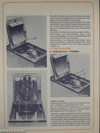 Energo lux-thermal és Energo lux thermal-komfort hideg-melegvizes, energiatakarékos, automata mosógép