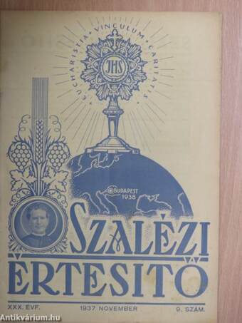 Szalézi Értesítő 1937. november