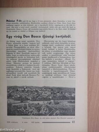 Szalézi Értesítő 1937. április