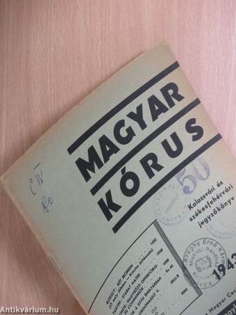 Magyar Kórus 1943. március