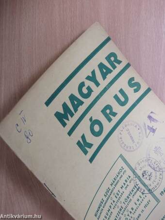 Magyar Kórus 1940. június