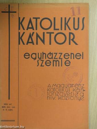 Katolikus Kántor 1936. május-június