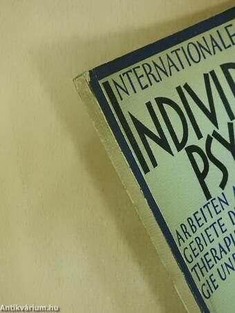 Internationale Zeitschrift für Individualpsychologie September/Oktober/1930.