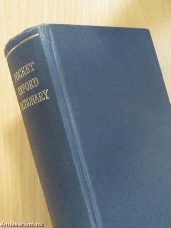 The Pocket Oxford Dictionary of Current English