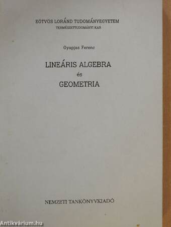 Lineáris algebra és geometria