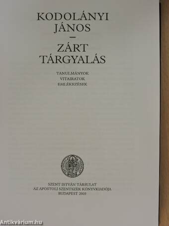 Zárt tárgyalás