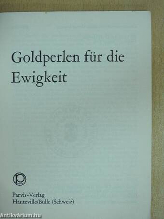 Goldperlen für die Ewigkeit