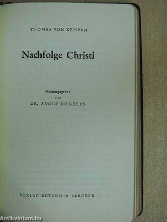 Nachfolge Christi