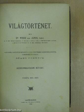 Világtörténet 21.