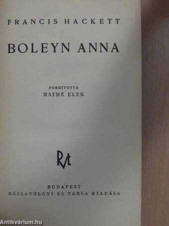 Boleyn Anna