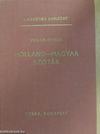 Holland-magyar szótár 