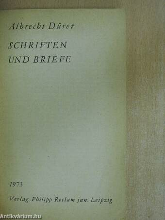 Schriften und Briefe