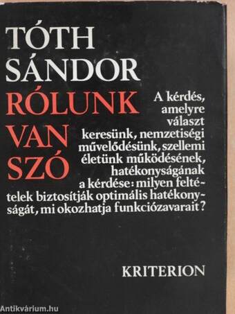 Rólunk van szó