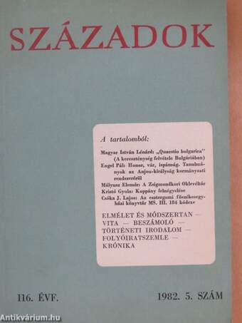 Századok 1982/5.