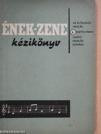 Ének-zene kézikönyv (Tegzes György könyvtárából)