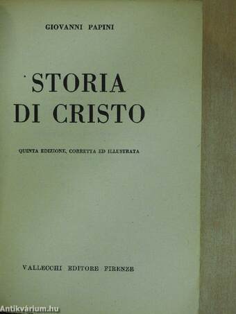 Storia di Cristo