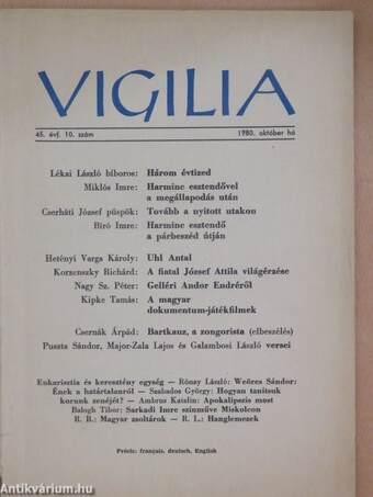 Vigilia 1980. október