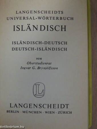 Langenscheidts Universal-Wörterbuch Isländisch