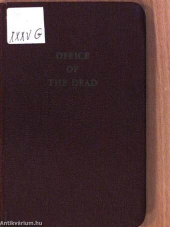 Office Of The Dead also The Office For November 2.