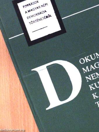 Dokumentumok Magyarország nemzetközi kulturális kapcsolatainak történetéből 1945-1948