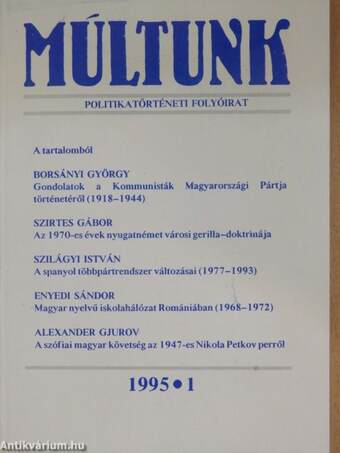 Múltunk 1995/1.