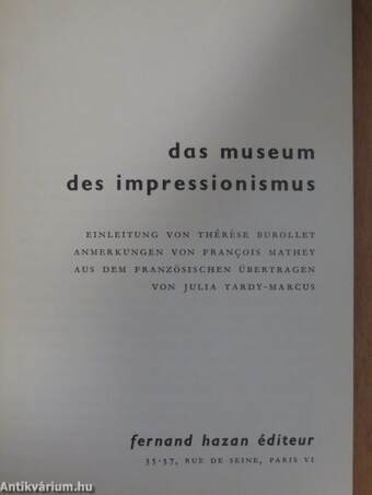 Das Museum des Impressionismus in Paris