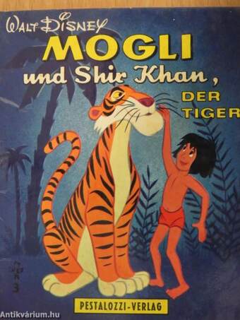 Mogli und Shir Khan, der Tiger