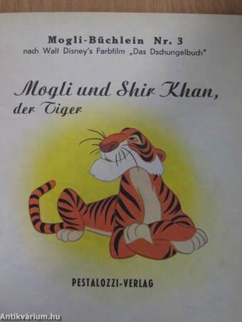 Mogli und Shir Khan, der Tiger