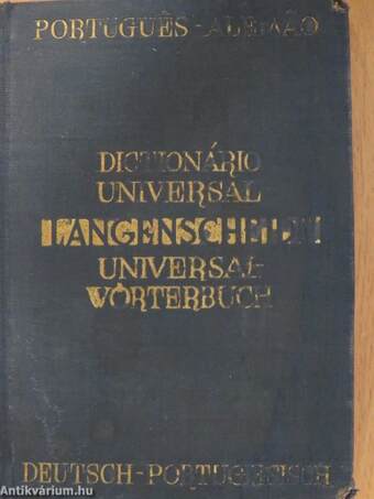 Langenscheidts Universal-Wörterbuch Portugiesisch I-II.