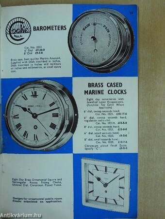 Brown's Nautical Almanac daily tide tables for 1958