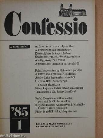 Confessio 1985/1.