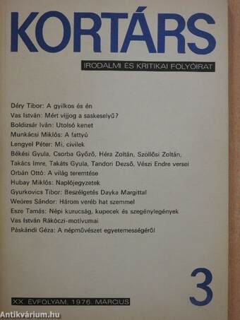 Kortárs 1976. március