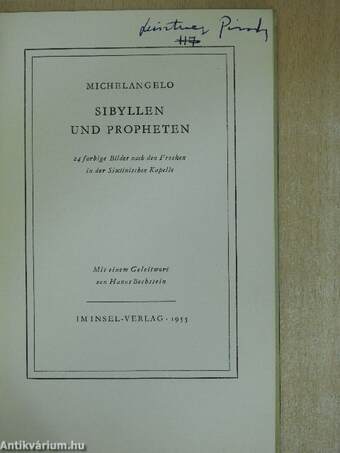 Sibyllen und Propheten