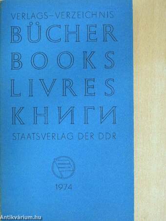 Verlags-verzeichnis 1974