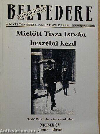 Mielőtt Tisza István beszélni kezd