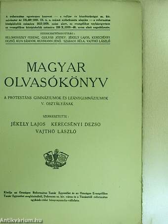 Magyar olvasókönyv