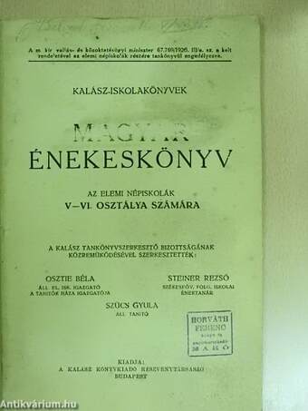 Magyar énekeskönyv