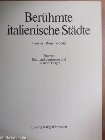 Berühmte italienische Städte