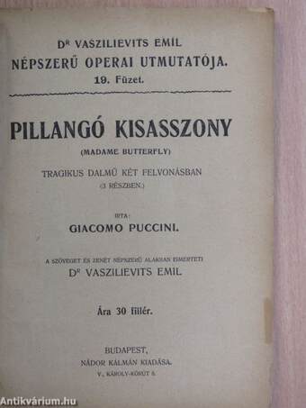 Pillangó kisasszony